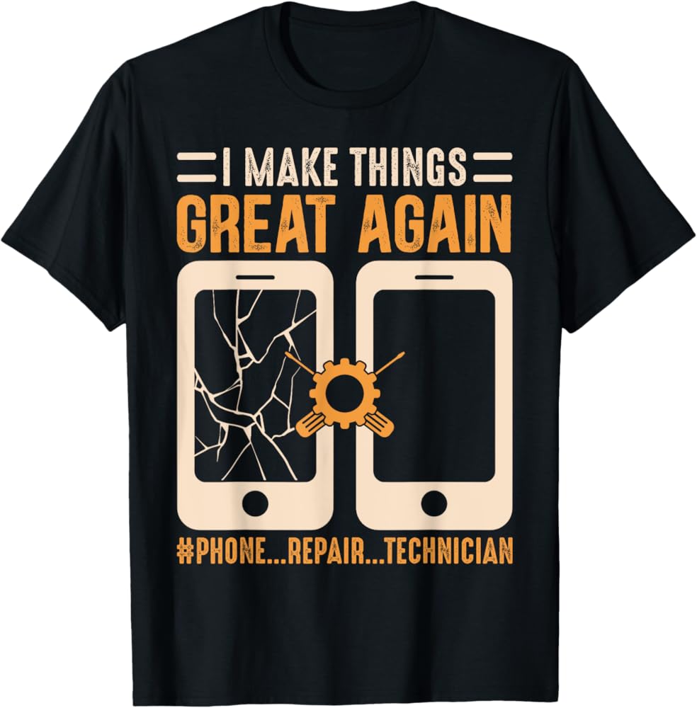 C.E シーイー CELLPHONE ENGINEERING SHIRT　L Amazon.com: Mobile Phone Repair Shirt Funny Smartphone